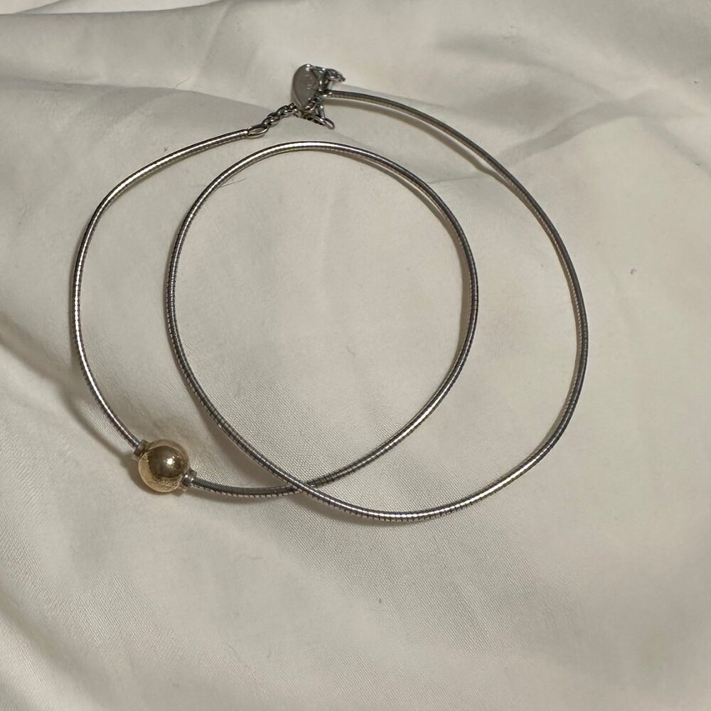 14k Gold & Sterling Silver Necklace